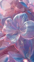 Fototapeta premium Elegant Shine: Graceful wildflower mophead hydrangea petals shine with an elegant allure.