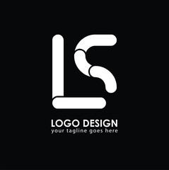 LS LQ Logo Design, Creative Minimal Letter LQ LS Monogram