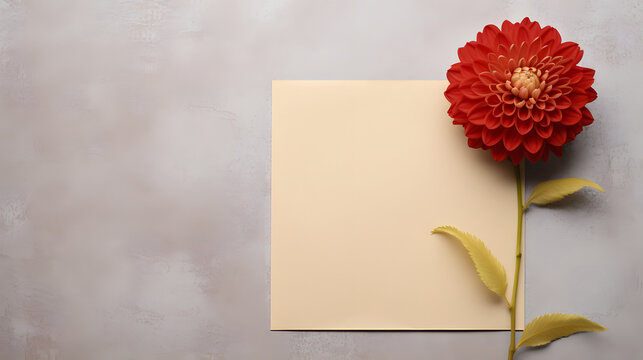 Digital flower blank card decoration abstract graphic poster web page PPT background