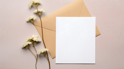 Digital flower blank card decoration abstract graphic poster web page PPT background