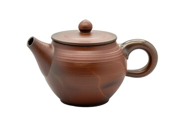 Traditional Japanese Teapot on Transparent Background