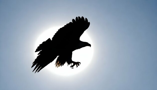 Eagle Silhouette Upscaled 91