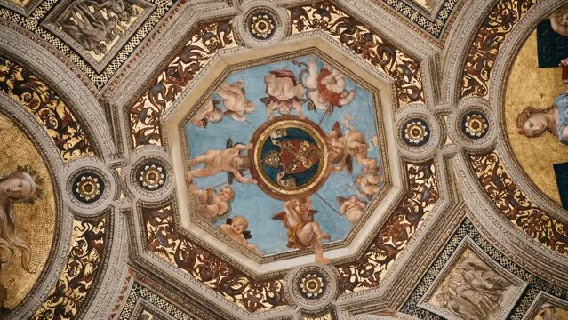 Ceiling of the Sistine Chapel in Rome
