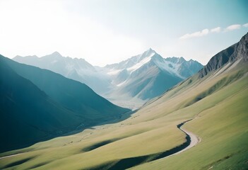 Majestic mountain scenery wallpaper background