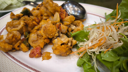 Stir-fried fish maw, Chinese style food