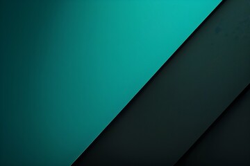 Dark teal background with diagonal dark green and black color block