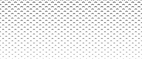 Blended  black moustache on white for pattern and background,  Father's day concept, Halftone effect.