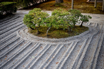 Ginkaku ji temple garden