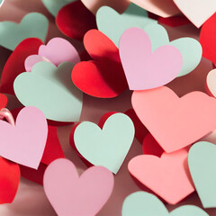 valentine hearts background