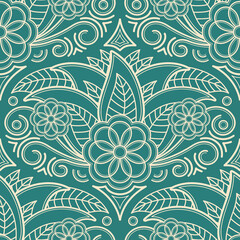 Nahtloses florales Muster Bohemian