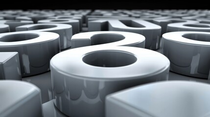 Fototapeta premium A set number of toilet paper rolls arranged before an equal number on a black-and-white backdrop