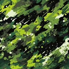 seamless pattern camouflage.seamless military camouflage dark texture skin pattern for textile	
