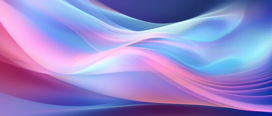 Futuristic wave background with holographic colors, ideal for innovative tech start-ups or digital marketing campaigns,