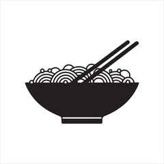 Hot soup icon with plate. Hot steam out form soup.Ramen noodle soup bowl line art vector icon for food apps and websites 