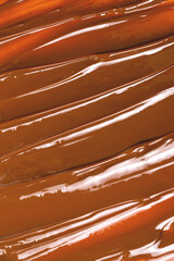Sweet caramel pattern, top view.