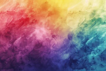 Obraz na płótnie Canvas Abstract watercolor background with rainbow colors. Generative AI AI generated .