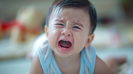 little baby or child crying and screaming isolated, childhood, unhappy, emotion, sad, sadness, pain