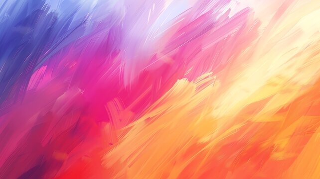 A background illustration with brush stroke effect, orange, pink and purple undertones, colorful, pastel, wallpaper, screensaver