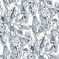 Seamless pattern with a simple abstract drawing. Vector