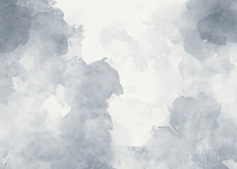 Minimalist Grey Watercolor Abstract, Soft and Serene Background.