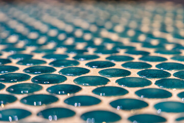 Fototapeta premium The Mystical Dance of Dots on Glazed Table