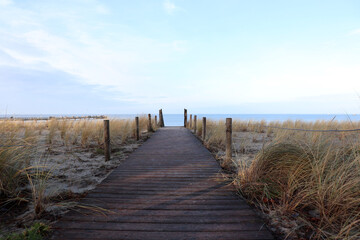 Weg zum Strand