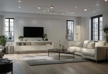 panorama 3d apartment interior White