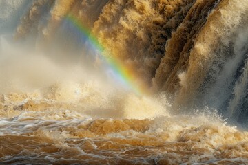 Roaring Majesty: Long Exposure of the Yellow River's Grandeur