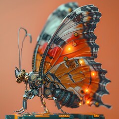 Mechanical Metamorphosis Visualizing a Butterfly s Transformation through Engineering Innovation