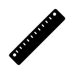 Clothing ruler icon simple vector graphics element silhouette study symbol sing illustration. Tailor machine, on a Transparent Background