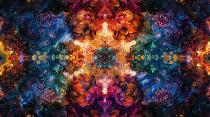 A kaleidoscope of emotions weaved into an intricate tapestry.