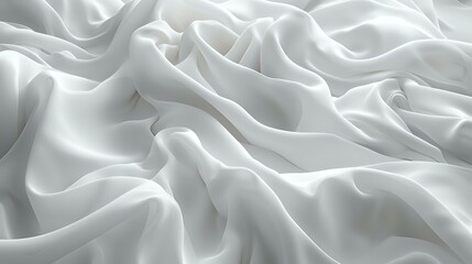 Obraz premium Luxurious Satin Cloth in Serene, Soft Light