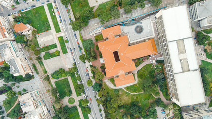 Thessaloniki, Greece. Panorama of the central part of the city. Summer, Aerial View