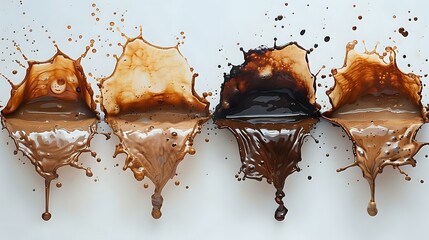Dynamic Coffee Stain Pairings for Creative Inspiration