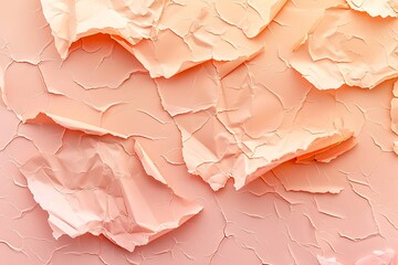 Peach color paper background. Discover the allure of a peach color paper abstract background, blending delicate tones to create a visually engaging and contemporary canvas for artistic expression AI