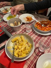 Dinner in Trastevere, Rome. April 2023 