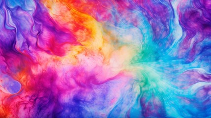 This image showcases a dynamic and colorful flow of liquid colors, creating a visually captivating abstract pattern