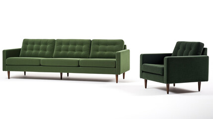 dark navy green sofa set
