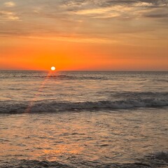 Obraz premium sunset on the sea