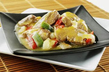 cooked madras style curry beef