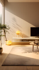 Modern Home Interior with Comfortable Armchair and Stylish Decor