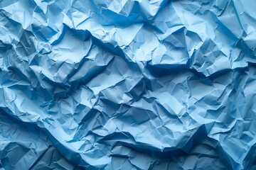 Close Up of Very Large Blue Paper