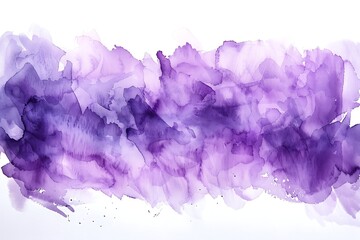 watercolor purple brush stroke background, colorful illustration. Abstract watercolor painting on white background, texture of purple watercolor .