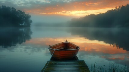 Solitude at Sunrise, generative ai