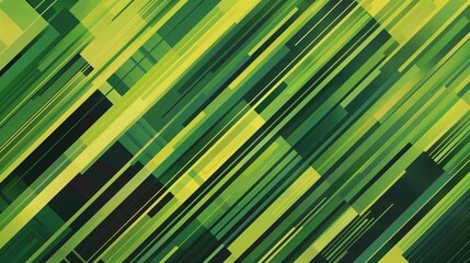 Background. Imagine an abstract background with a nature-inspired twist, showcasing green geometric stripes