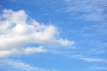 blue sky with clouds