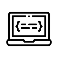 coding line icon