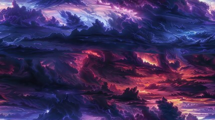 Fantasy art concept dark dramatic sky wallpaper 16:9