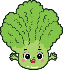 Easy vegetables drawing. Cute veggie herbs vector icon. Funny cartoon vegetable elements. Family fruit and veggie.