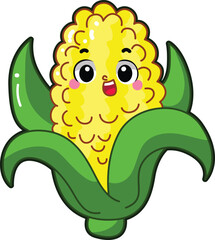 Easy vegetables drawing. Cute veggie herbs vector icon. Funny cartoon vegetable elements. Family fruit and veggie.